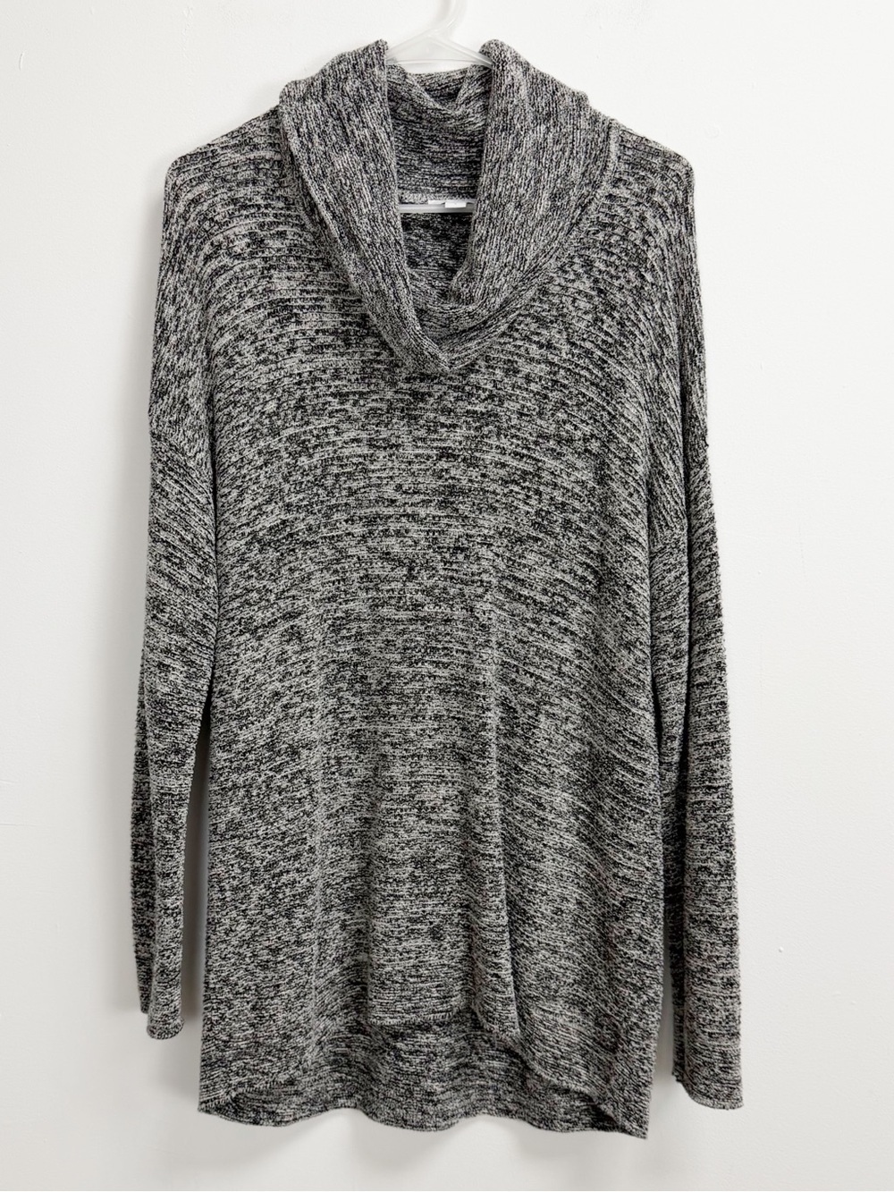 Pure J Jill Sweater Medium Womens Gray Cowl Neck Long Sleeve